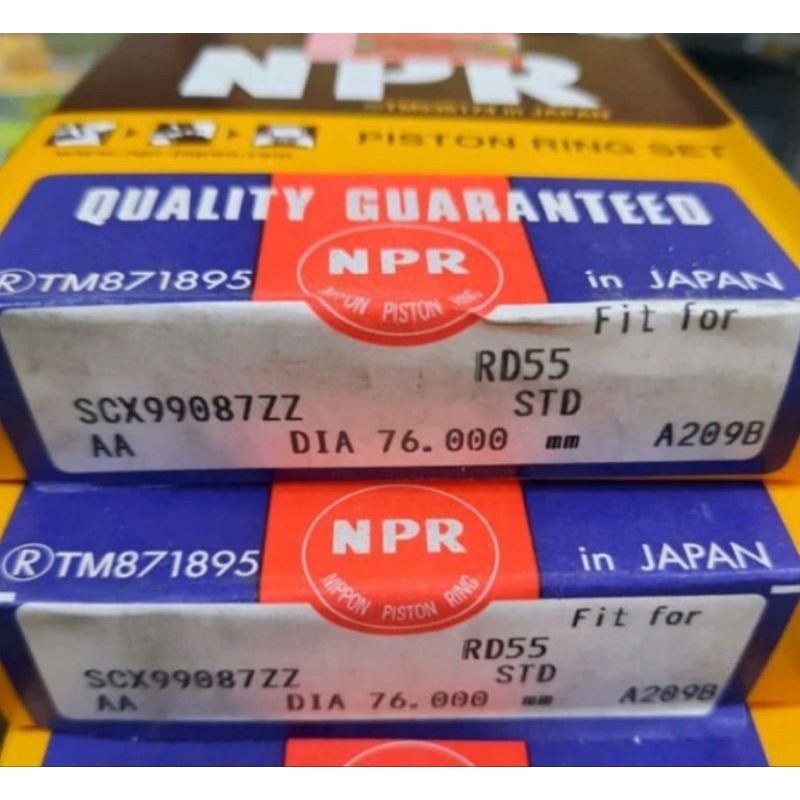 RD55 Ring piston set ring seker NPR