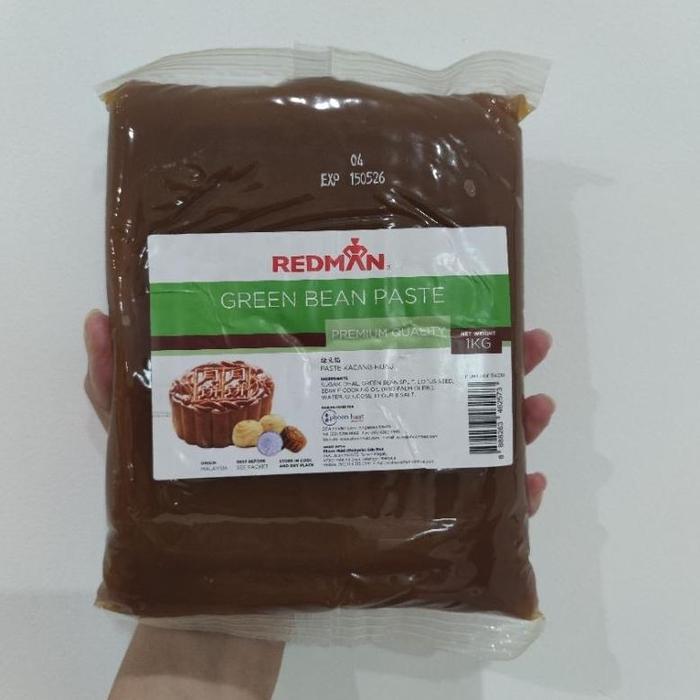 Best seller Redman Yuai Lotus Paste 1 Kg Less Sweet Pasta Kue Bulan Isian Filling Mooncake No Sugar 