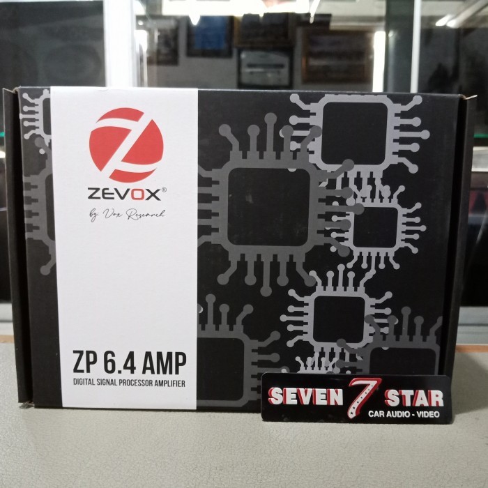 PROCESSOR ZEVOX ZP 6.4 AMP - PROCESSOR ZEVOX ZP6.4 AMP - DSP BY VOX