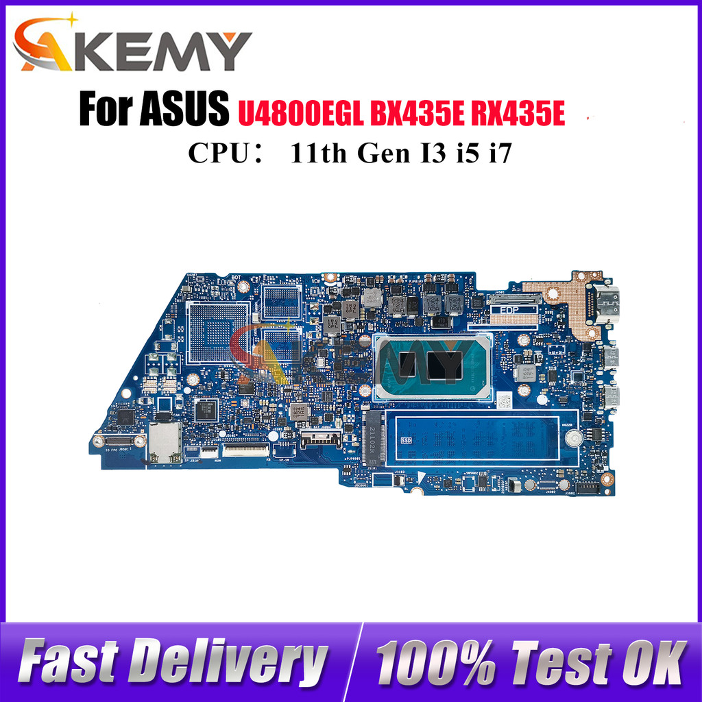 UX435EA Laptop Motherboard For ASUS ZenBook RX435E U4800EGL UX435EA UX435E UX435EG BX435E Mainboard 