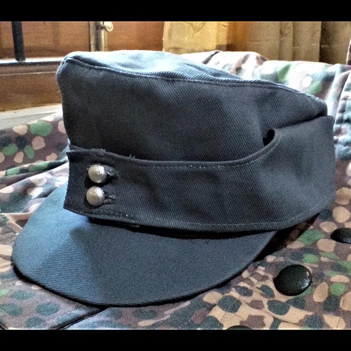 Heritage Vanguard - Bergmann Mountain Cap - Bergmutze Topi Gunung Militer Army Jerman WW2 - 55, Abu 