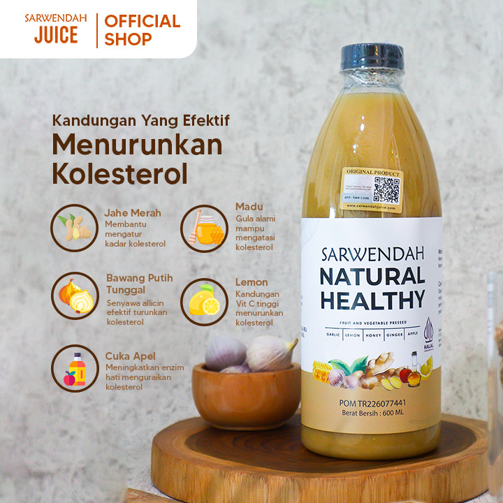 Sarwendah Juice (Juice 350/600ml) Sarwendah Juice Bawang Putih Tunggal 1 Botol 350/600ml
