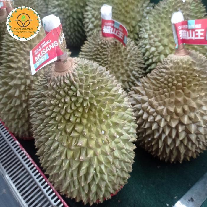 Durian Musang King Fresh Utuh jumbo pahang Malaysia 3.2 kg