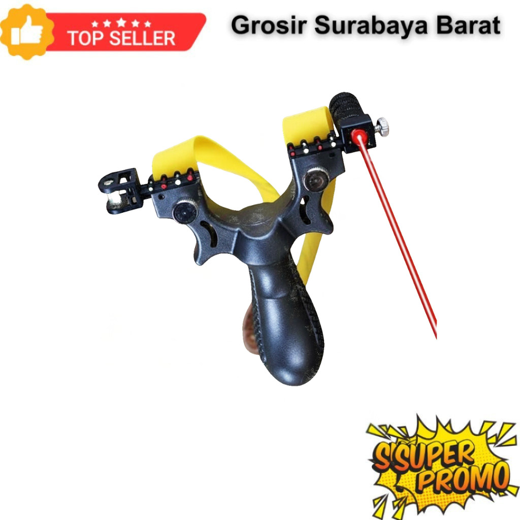 Tactical Slingshot Laser Sight - Mainan Ketapel Modern High Performance