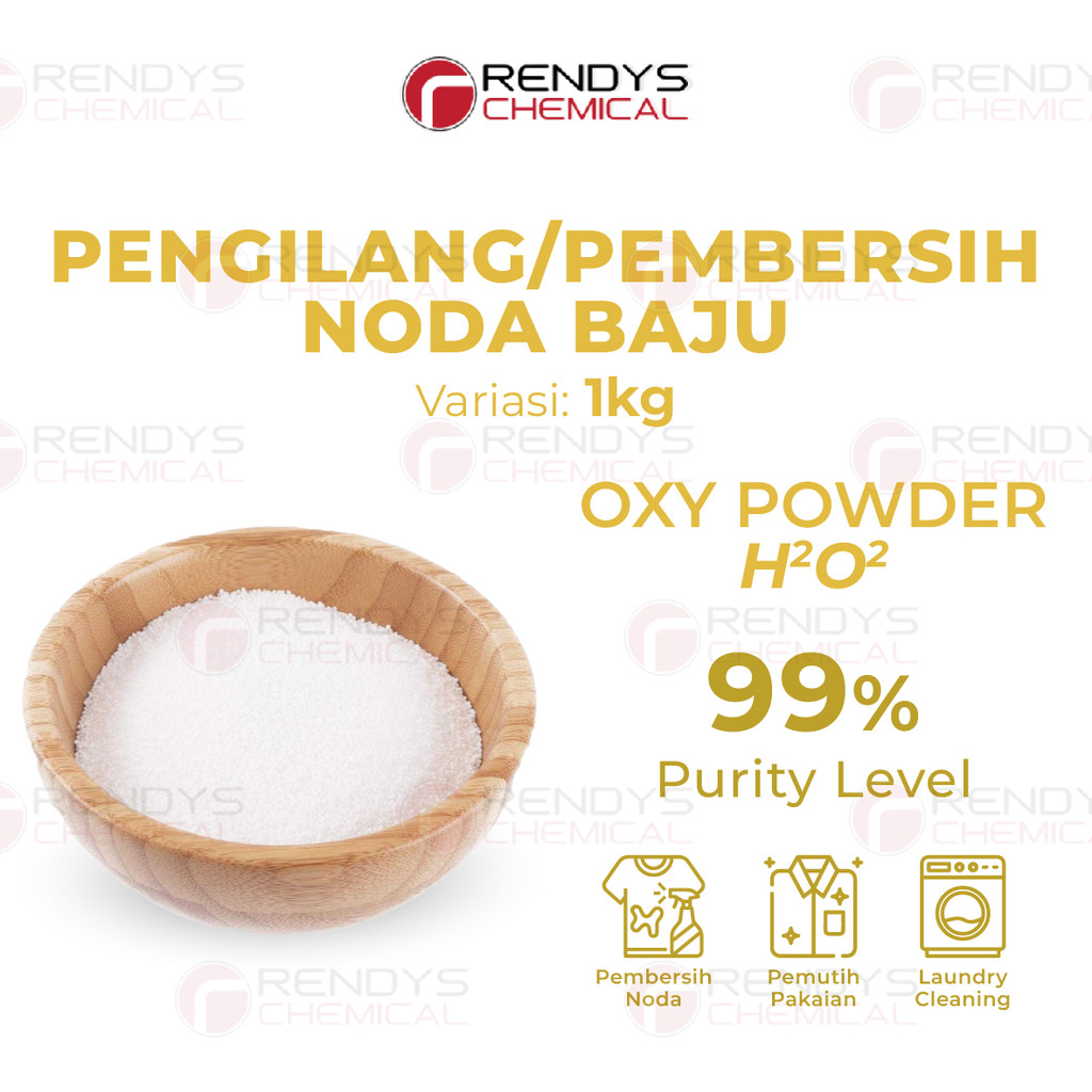 Sodium Percarbonate / Deterjen Pemutih Pakaian / Natrium Perkarbonat / H2O2 - 1KG
