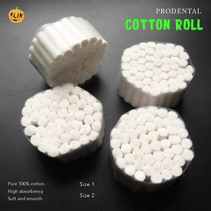 KLIK DENTAL Cotton Roll Prodental Size 2 - isi 1 pack