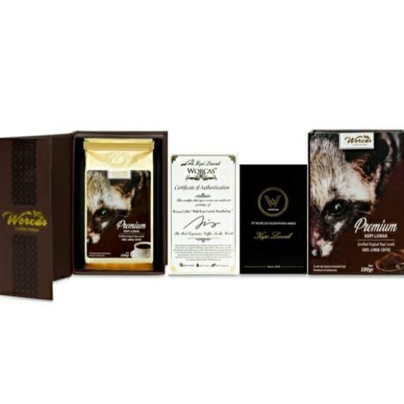 KOPI LUWAK ASLI 100gr box - biji