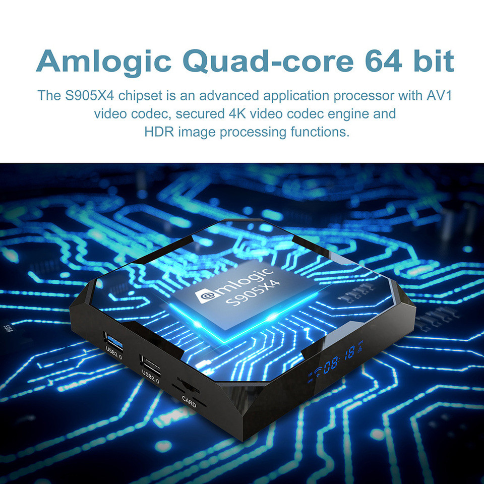X96Max Plus Ultra Smart TV Box Android 11 Amlogic S905X4 4GB 64GB TVBOX 8K Wifi BT X96 Max Mea Playe