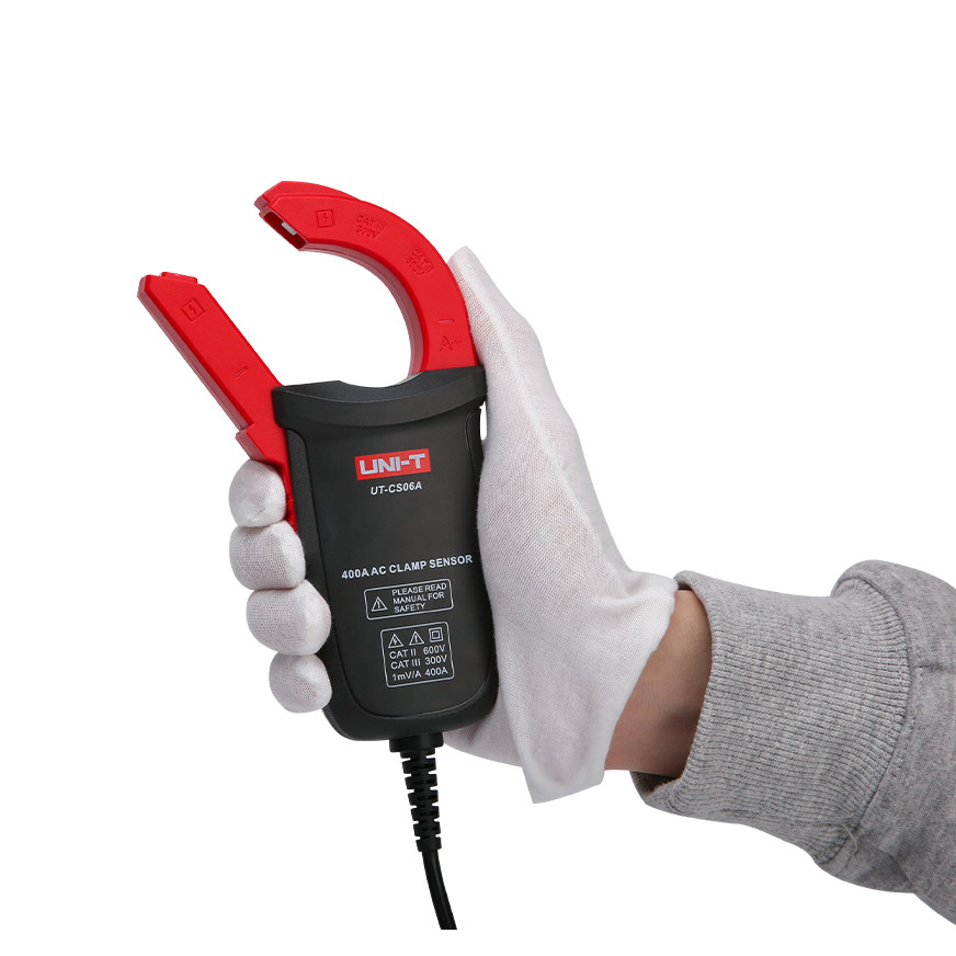 UNI-T UT-CS06A 400A AC Current Clamp Sensor; Multimeter Sensor For UT61E+ UT196 UT139C UT117C UT136B