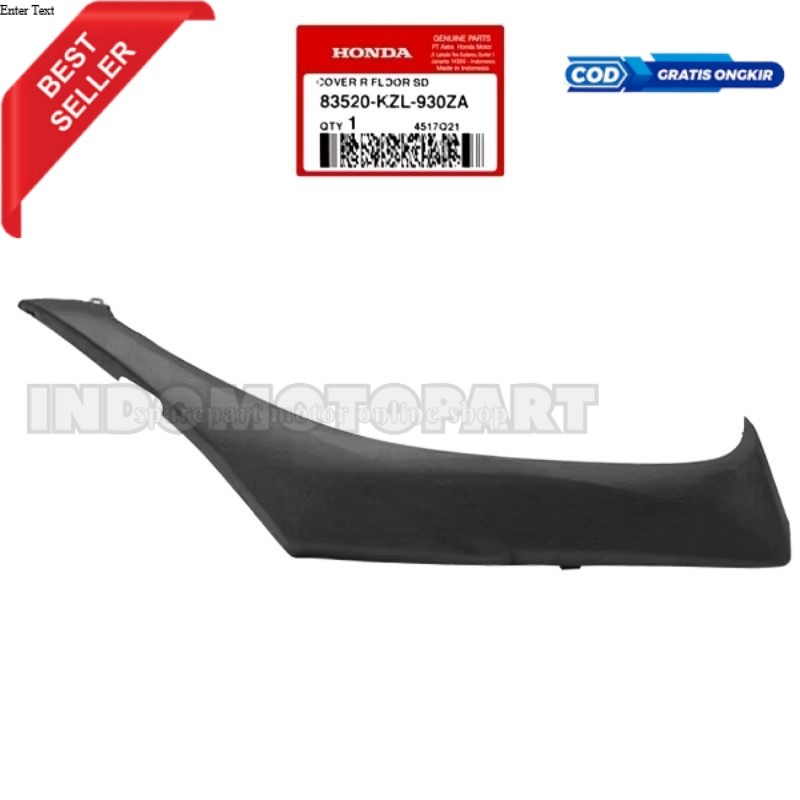 83520-KZL-930ZA Cover Dek Bawah Kanan Honda Spacy