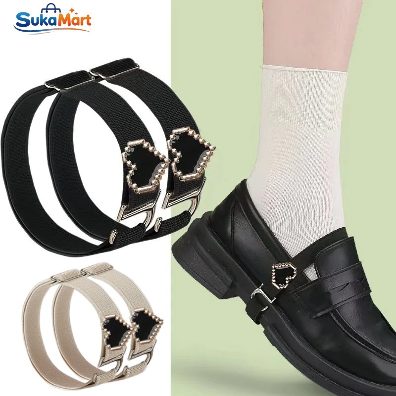 Tali Heels Pengganti Heels Tali Belakang 2PCS/Set Dengan Fitur Motif Mencintai Cocok Untuk Sepatu He