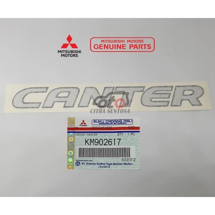STIKER / STICKER CANTER MITSUBISHI CANTER ORIGINAL KM902617 PASS