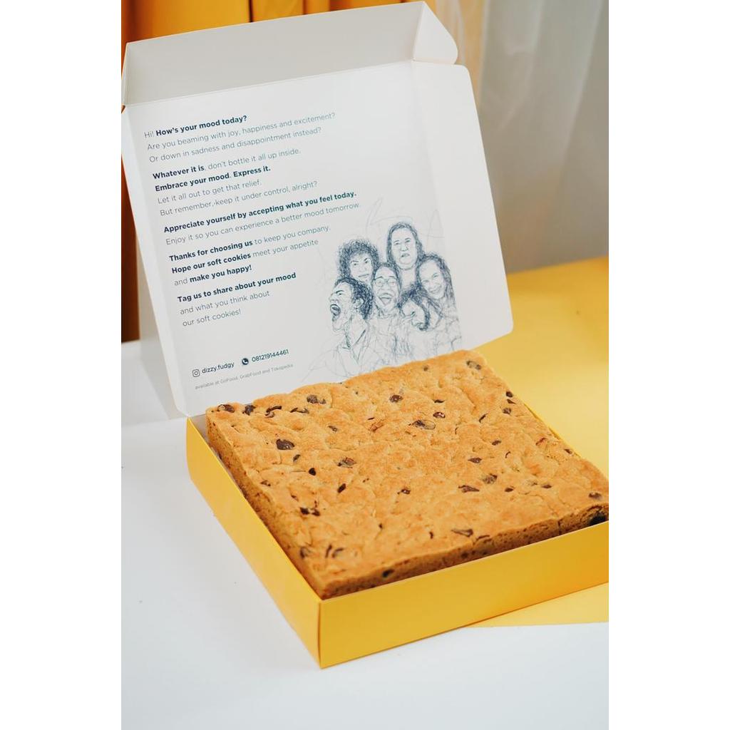 GIANT SOFT BAKED COOKIES - COOKIE BIRTHDAY CAKE - BY @DIZZY.FUDGY - WALATE