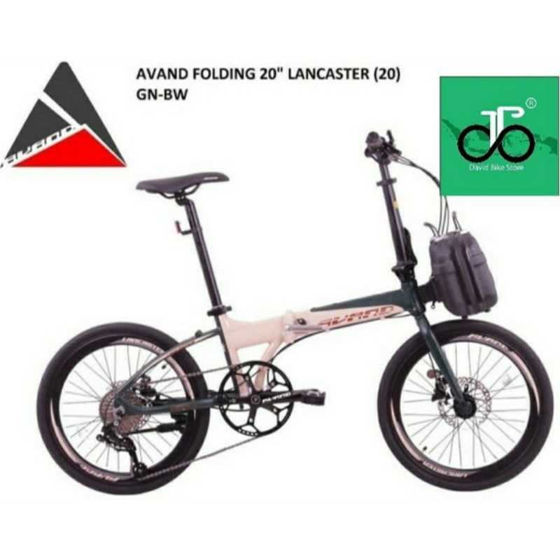 Sepeda Lipat 20" Avand Lancaster 10spd NEW