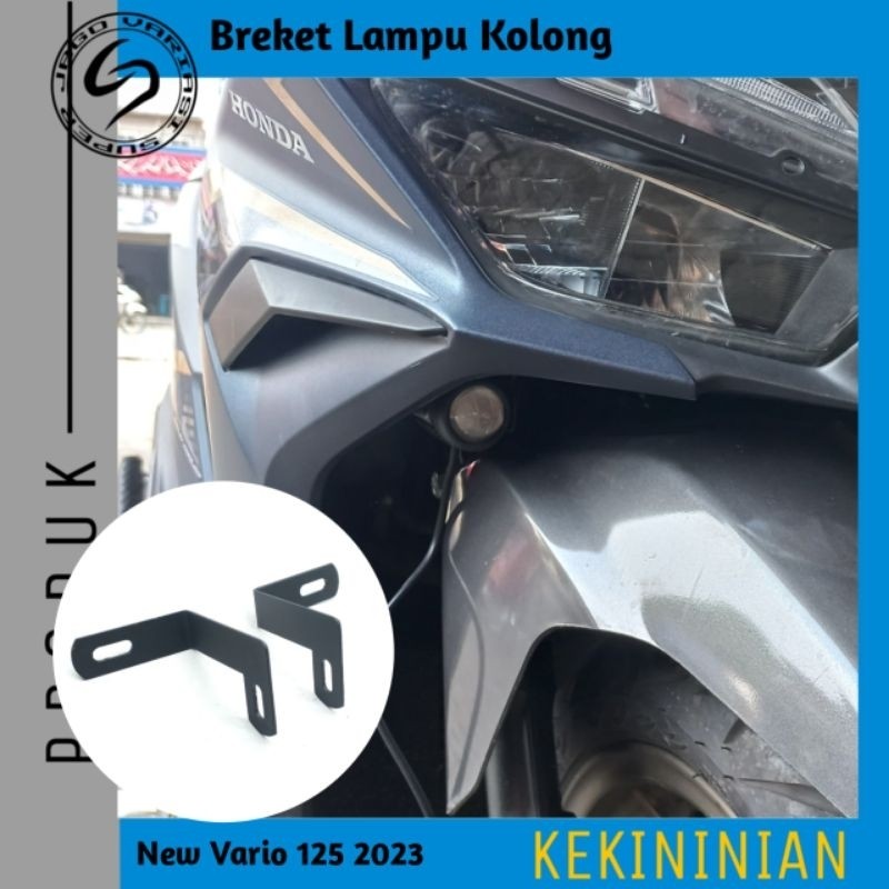 COD Bracket Lampu D2 Laser Kolong Vario 125 150 Dudukan Lampu Tembak Vario
