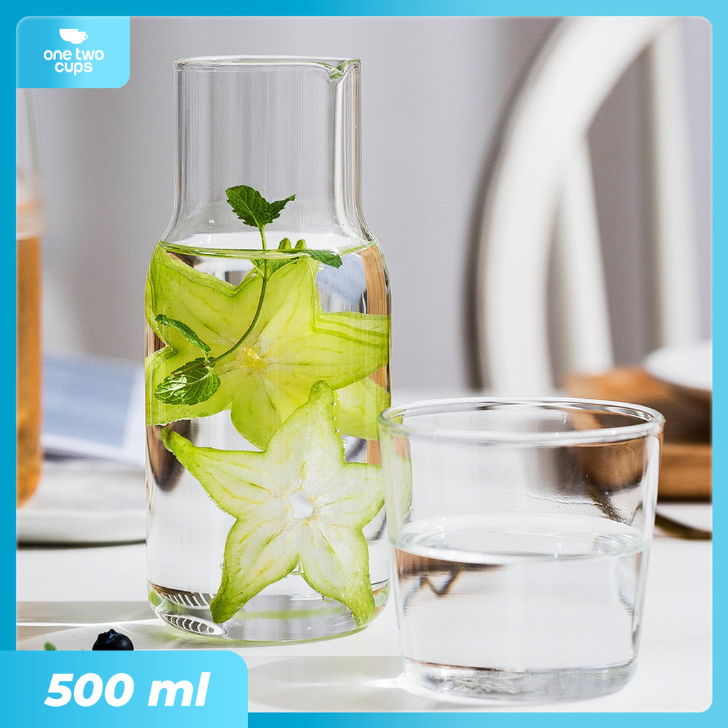 Set Teko Gelas Kaca Kopi Teh 1 Teko 1 Gelas