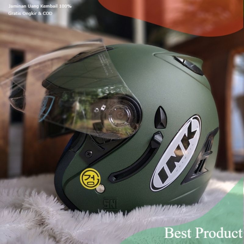 (Cod) Helm Ink Double Visor SnI Pria Dan Wanitasouvenir lainnya
