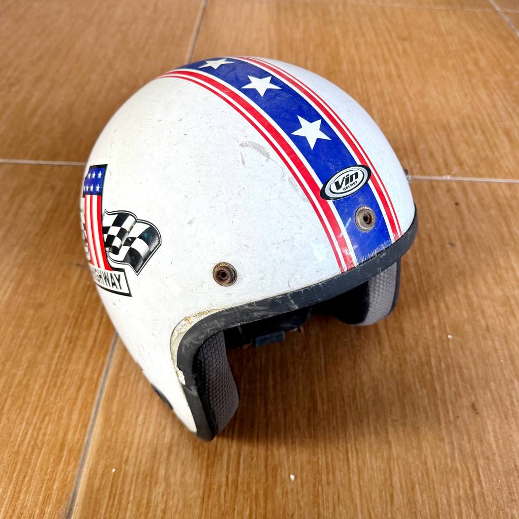Helm Vin Untuk Anak Anak Motif HIGHWAY MODEL BOGO BEKAS SESUAI FOTO