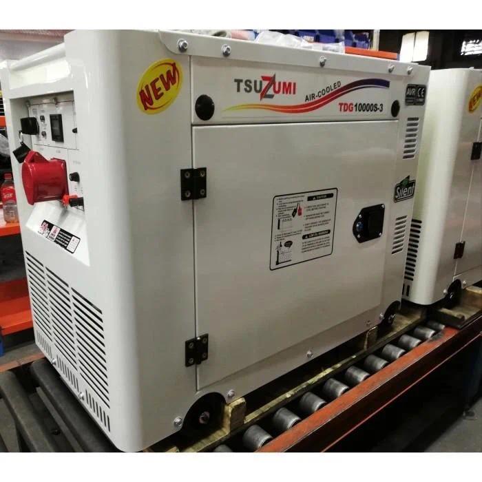 Genset Silent  7000 watt 3 phase.diesel Tsuzumi TDG 10000S-3