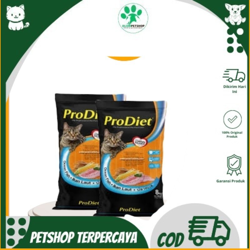Makanan Kucing ProDiet Ocean Fish 8kg