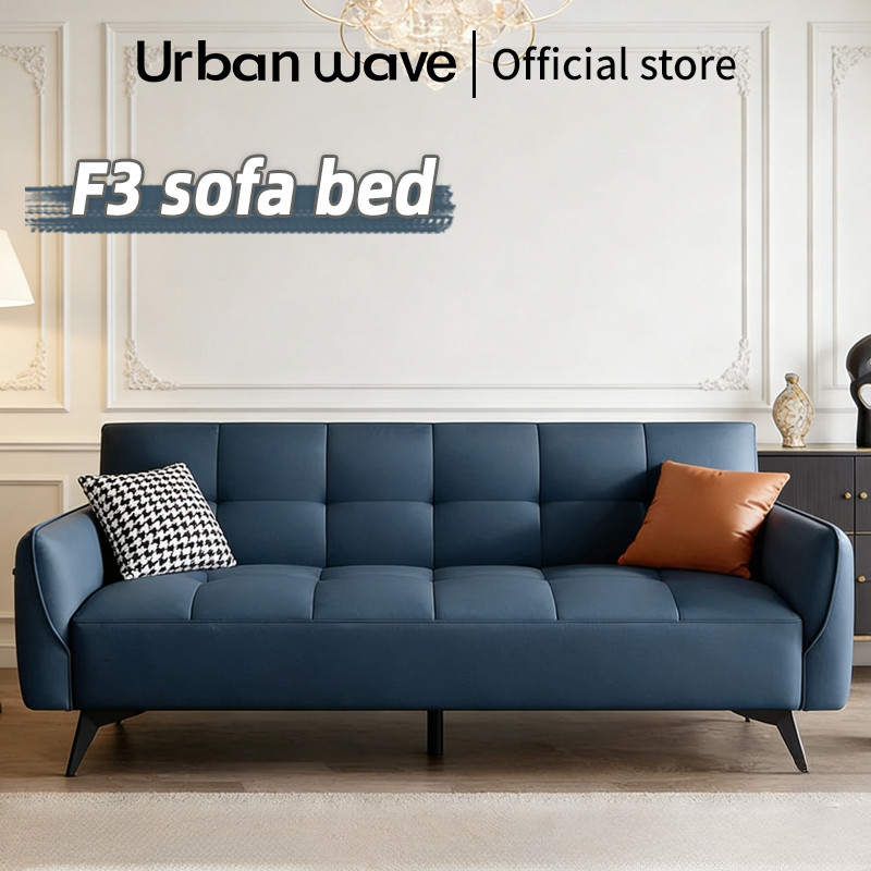 Sofa Kulit Asli Premium, Sofa Lurus Minimalis Ruang Tamu, Sofa Empuk Mewah Tahan Lama Cocok untuk ap