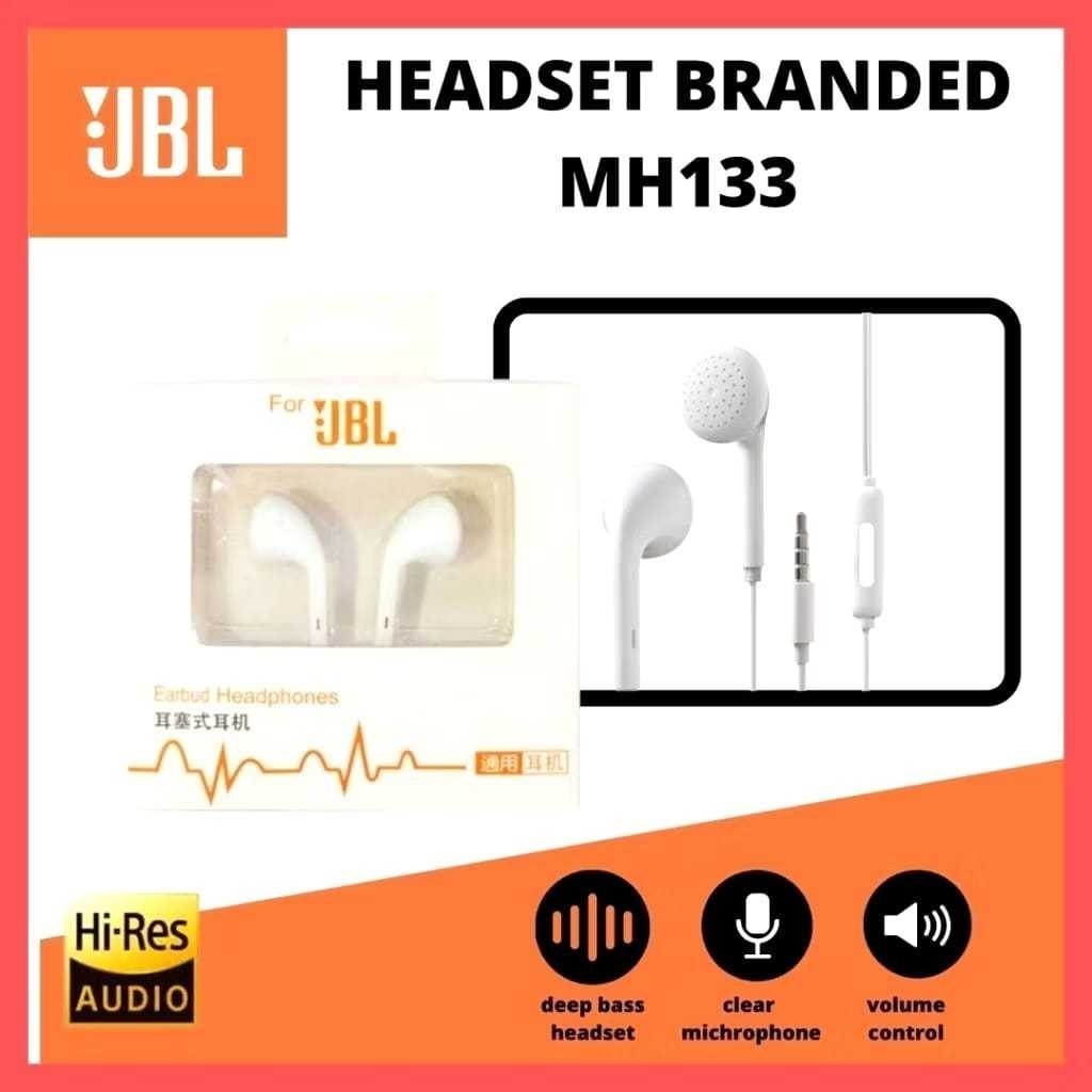 HF HEADSET HEANSFREE [ MH-133 ] [ JBL ] HEANSFREE ORIGINAL EXTRA SUPER BASS Headset Termurah ExtraBa