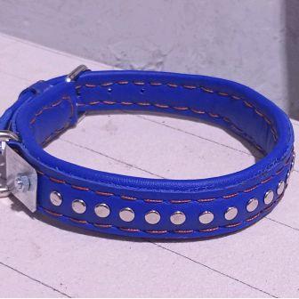 kalung anak anjing,kalung anjing kampung ukuran 1,5 jari kulit asli - merah