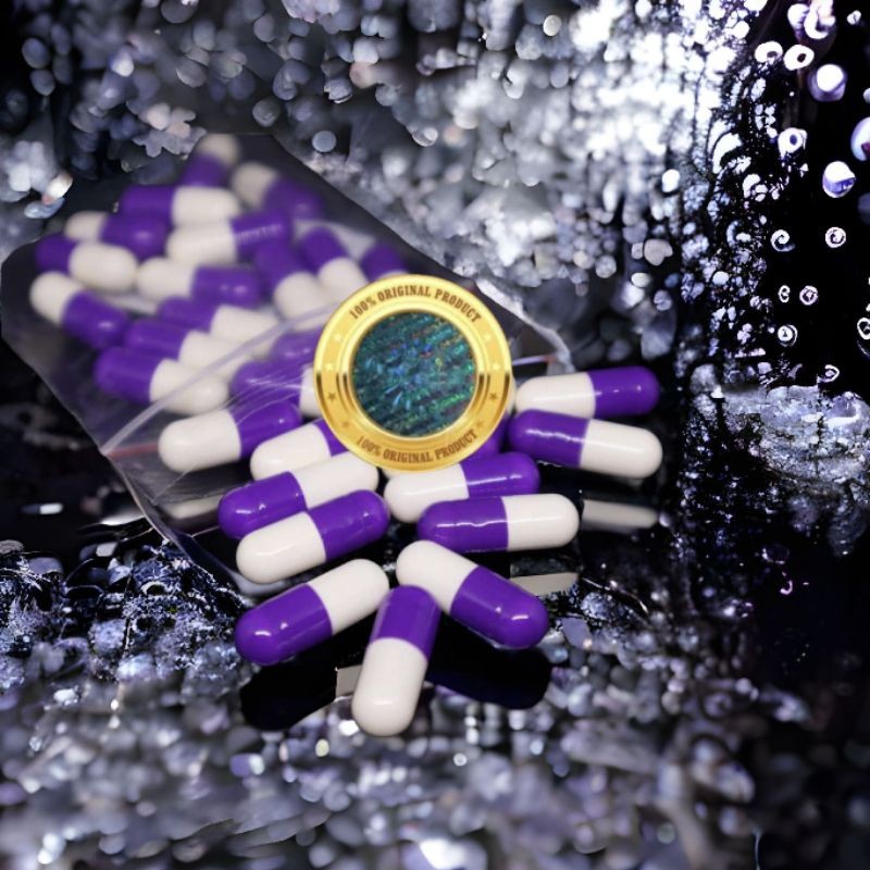 KJP Strong Kapsul Putih Ungu Pelangsing Aman 30 Kapsul