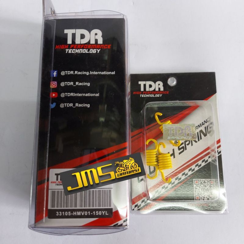 per cvt plus per kampas ganda tdr racing original 1000/1500 rpm set mio beat karbu beat fi vario110/