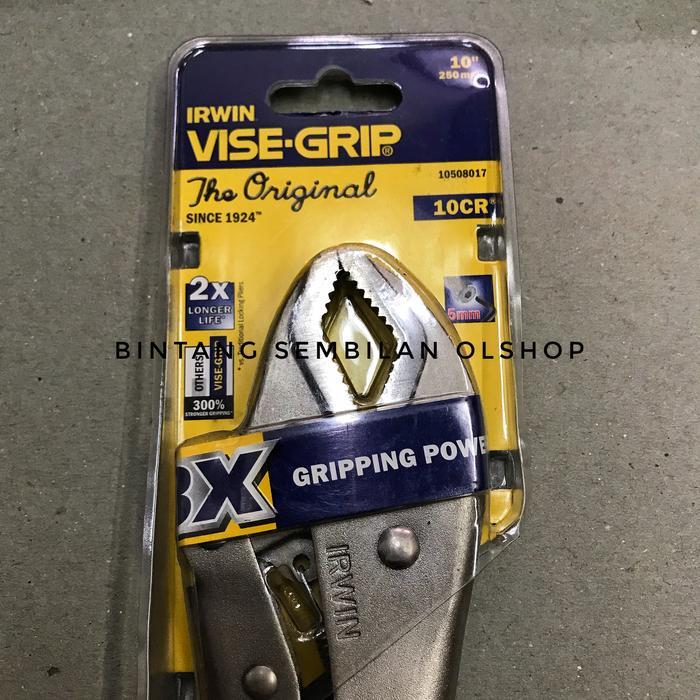 IRWIN Vise Grip Tang Buaya Curved Jaws 10CR