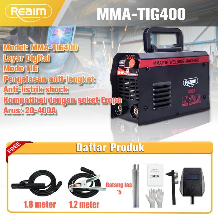 Mesin Las Agon TIG 400 Reaim S-PRO Reaim Mesin Las Jerman Mesin Las Mini TIG Mesin Las Listrik 450 W