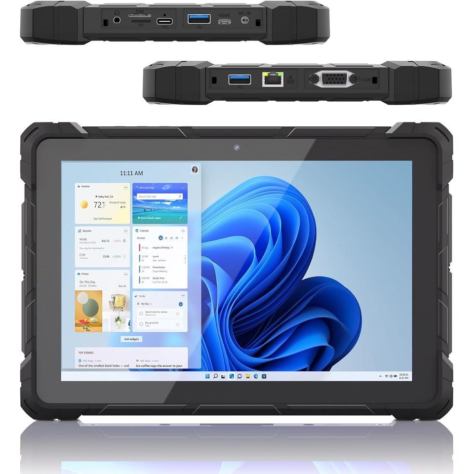 High Quality Computer 8GB RAM 128GB IP67 Industrial Rugged Windows 11 Pro Tablet PC Intel N4120 10.1