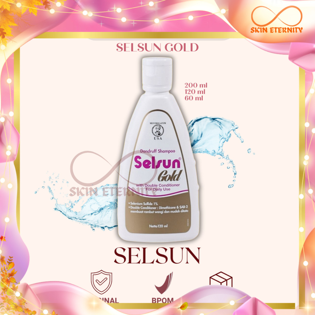 SELSUN Gold Shampoo Anti Ketombe BPOM Sampo