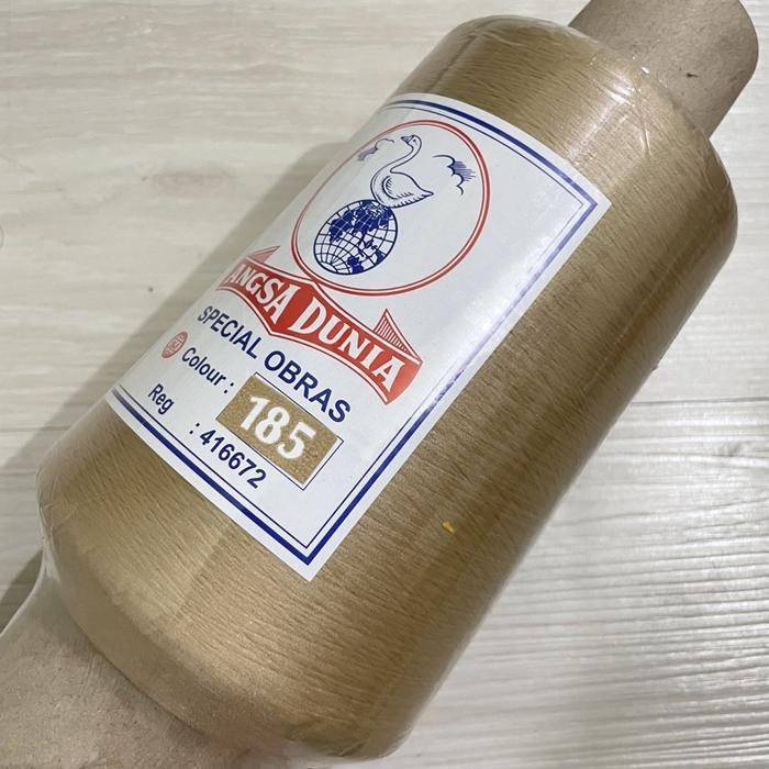 Benang obras polyester besar 3 ons - Nude 185