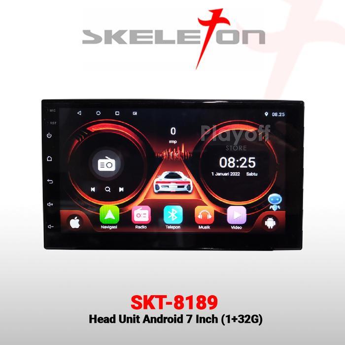 2 din Head Unit Android 7 inch Skeleton 8189 Double Din Bluetooth GPS - 1+32 Short