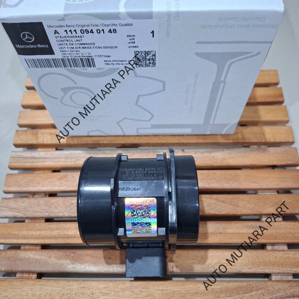 SENSOR AIR MASS MAF MERCEDES BENZ M111 W203 C180 C200 C240 A1110940148 5WK9613 ORIGINAL