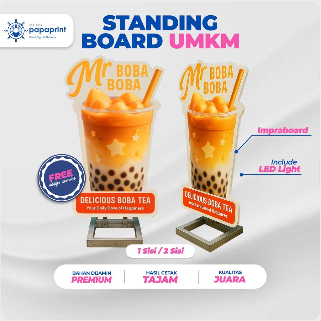Stand display | impraboard | banner standing | standing banner - Papaprint Stand Banner Outdoor Indo