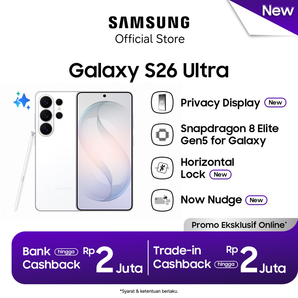 Samsung Galaxy S26 Ultra 12/512GB - White | Hp AI | Privacy Display