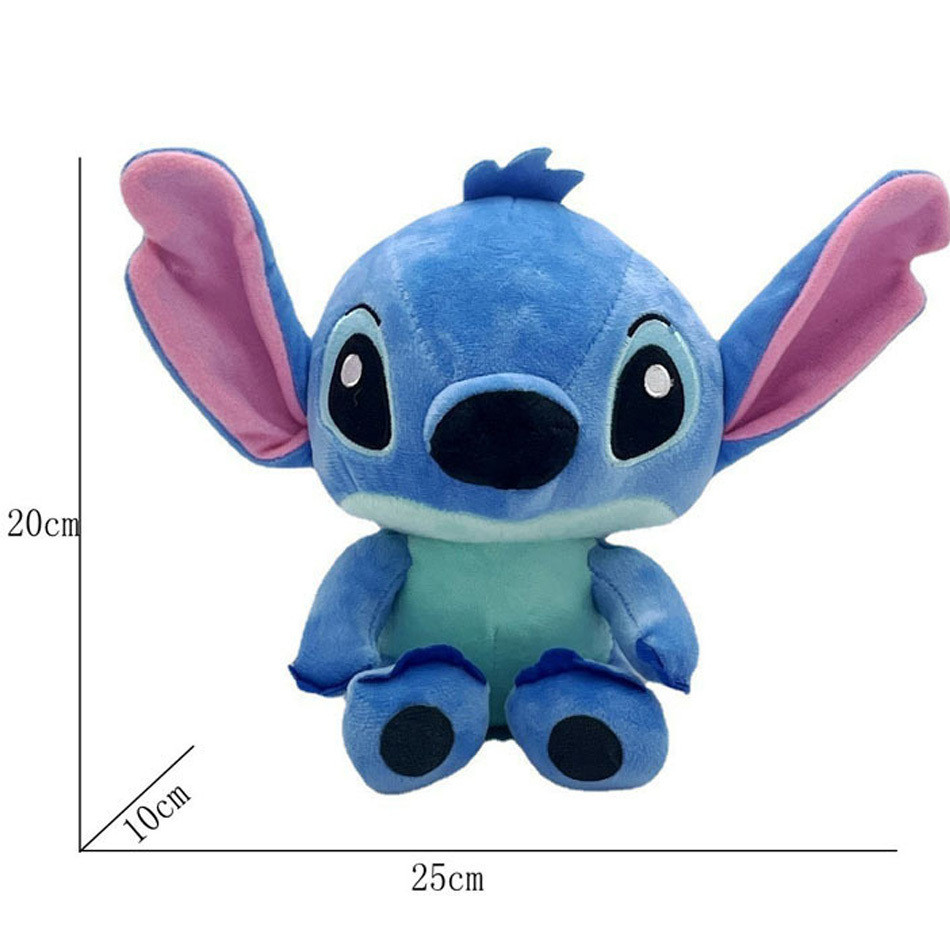 Hot 20CM Lilo & Stit Plush Toys Pink Lilo Blue Stit Stuffed Plush Dolls Pent Toys Models Cute Boy Gi