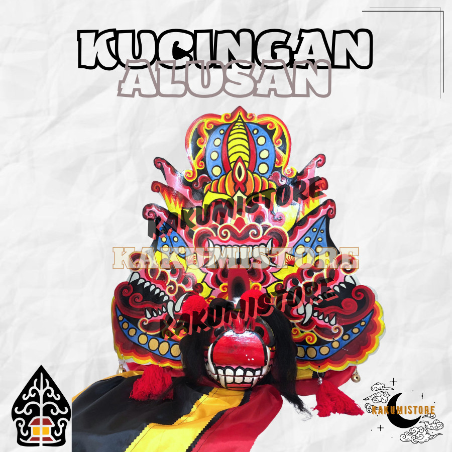 Kucingan Alusan Barongan Kucingan Mainan Pentas Kesenian Free Kemul KK221