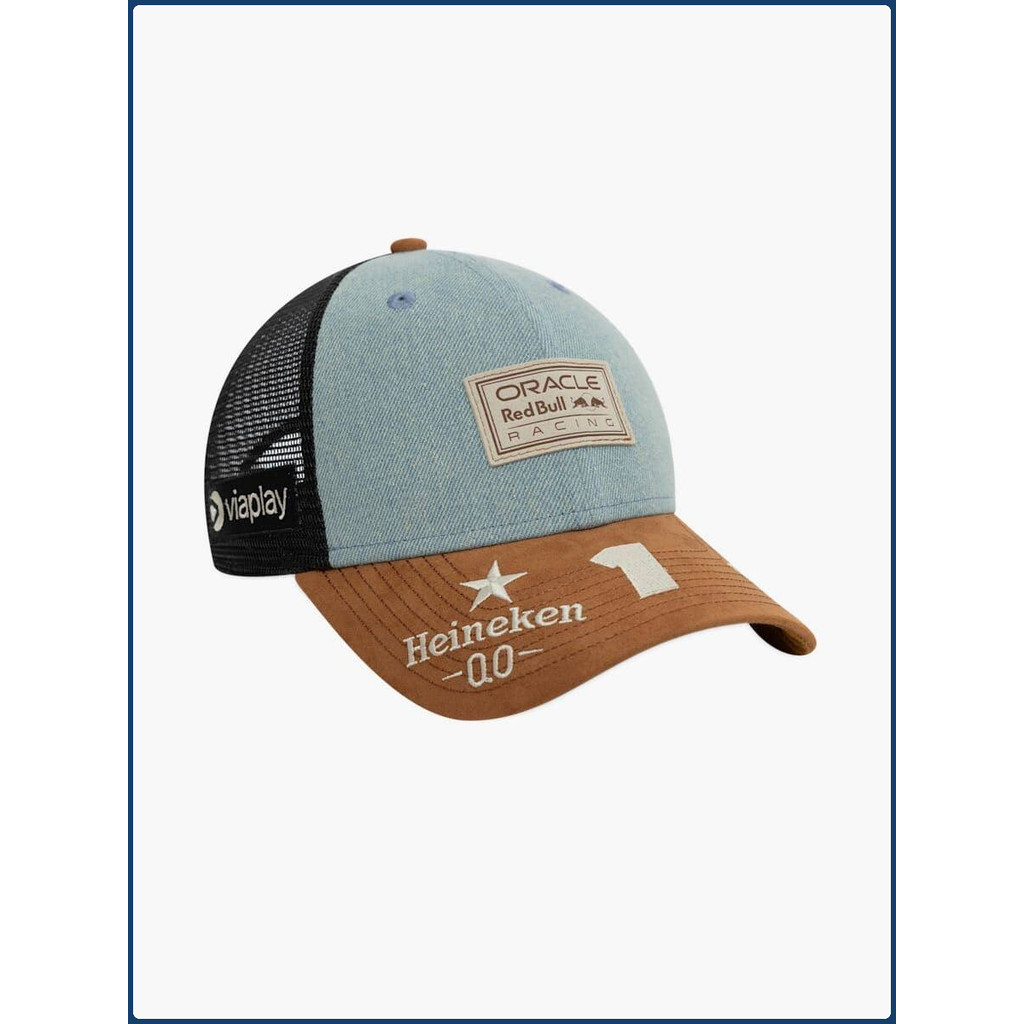 Topi balap Tim Red Bull F1, topi baseball dengan pinggiran melengkung, topi untuk Grand Prix Amerika