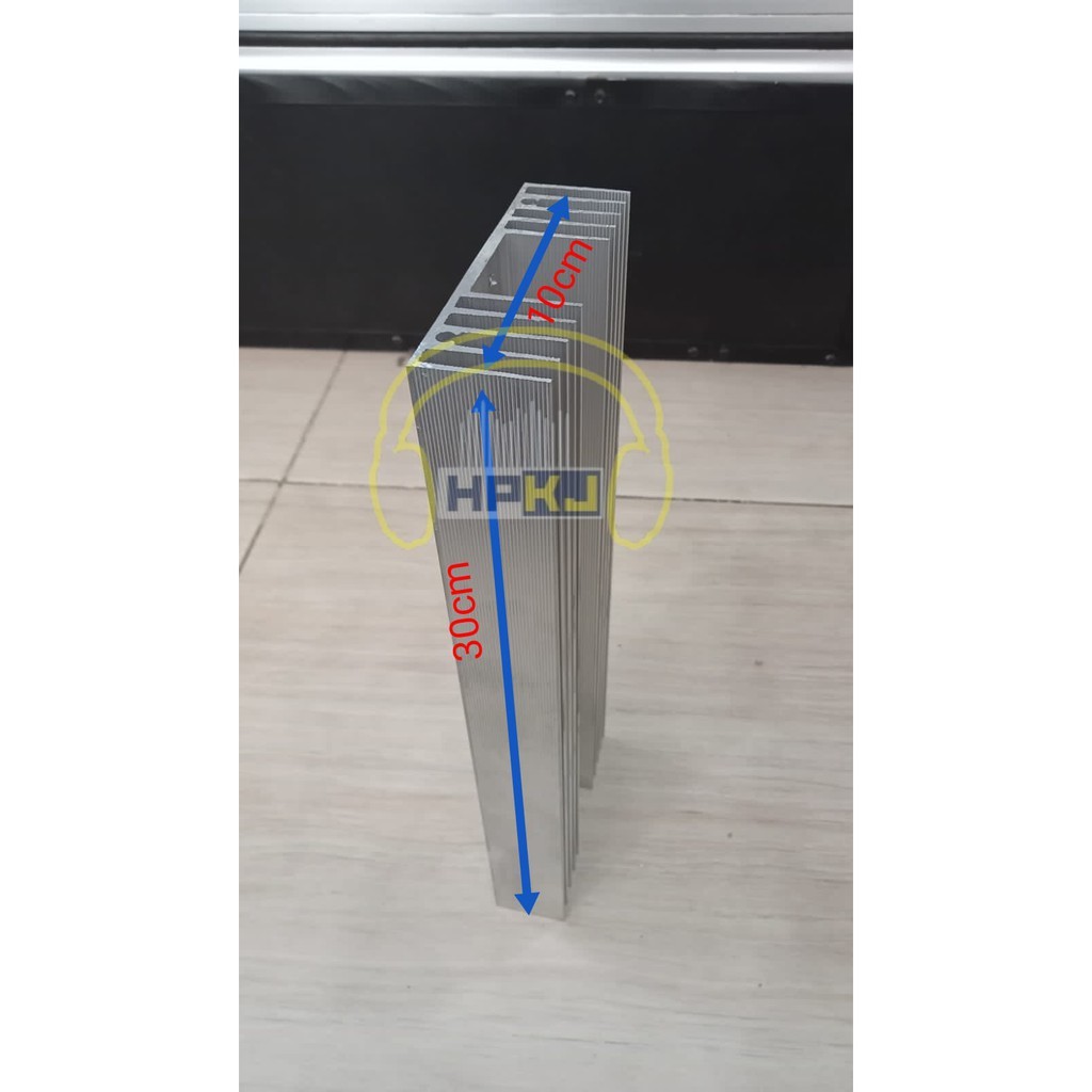 HEATSINK HEAT SINK PENDINGIN POWER HS 30CM 5 SIRIP 10 sirip 4MM TEBAL