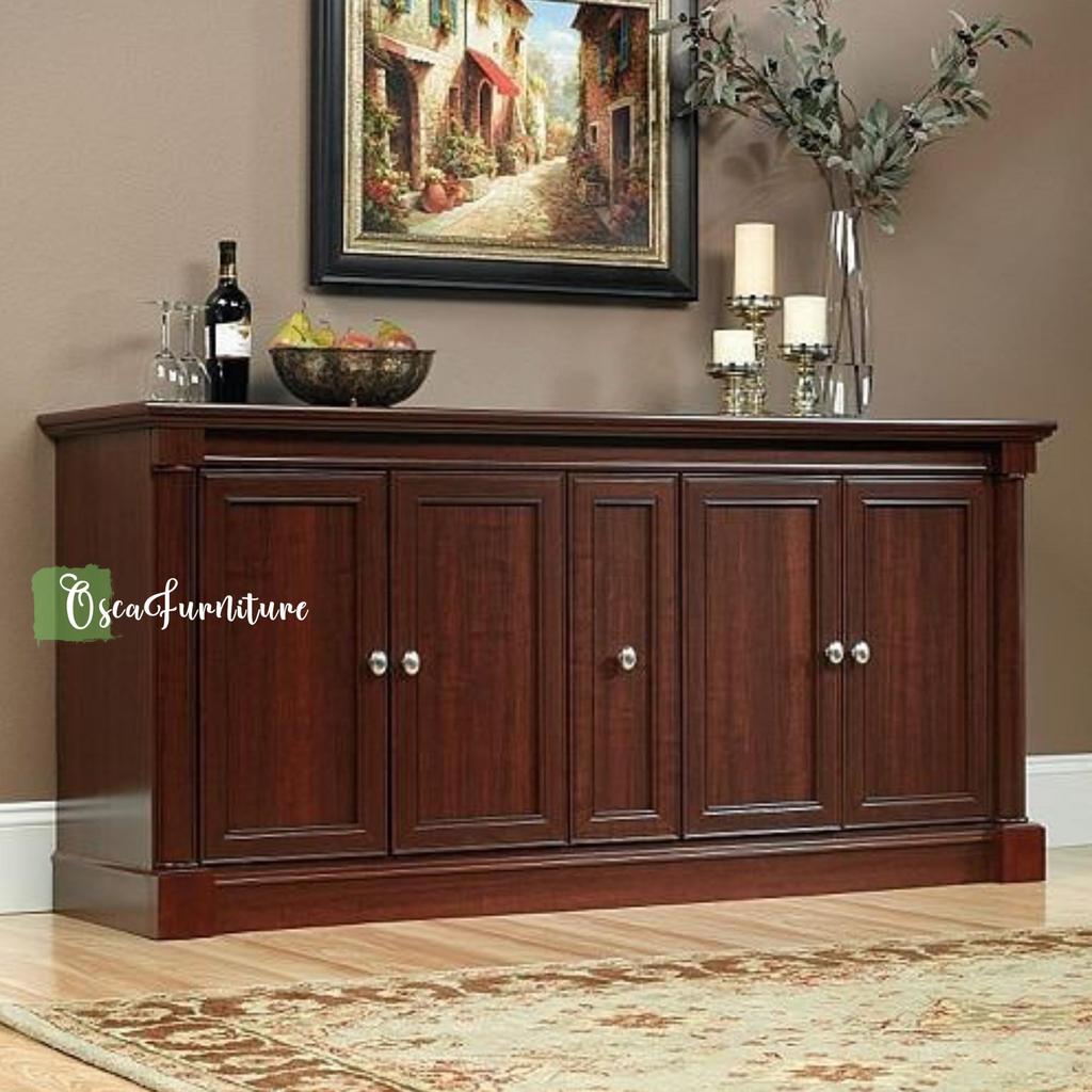 lemari cabinet jati meja buffet kayu jati
