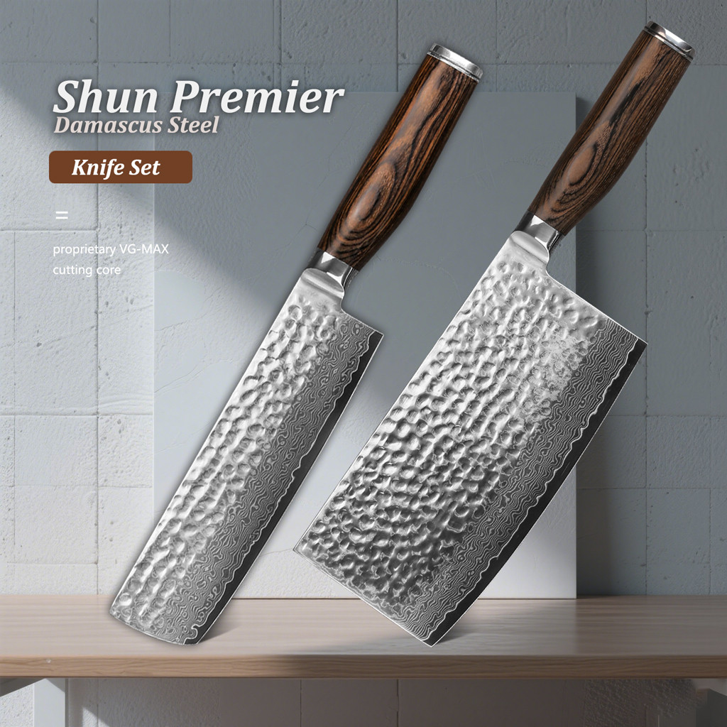 2pcs knife set Damascus Steel VGMax Japanese Nakiri knife Vegetable Knife Pakkawood Handle Kitchen c