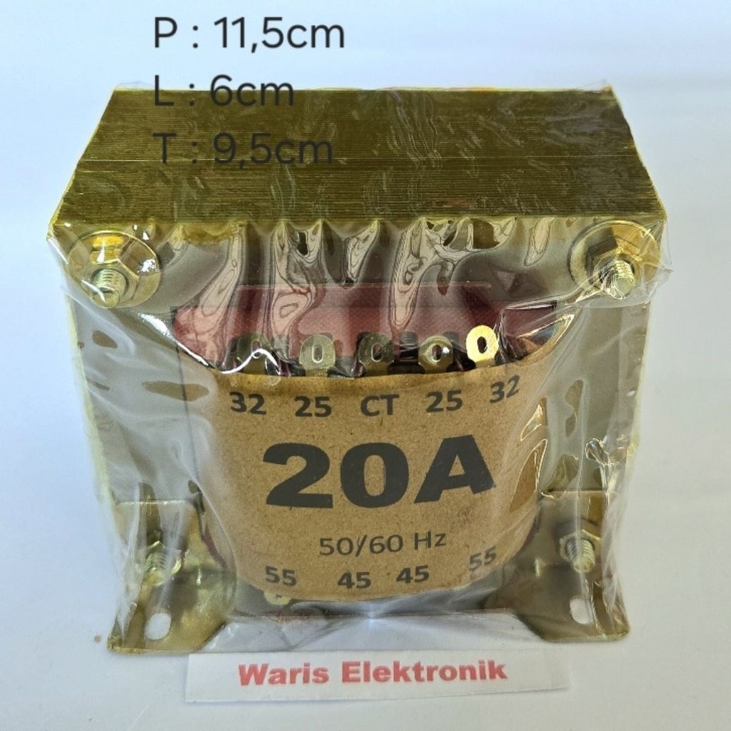 Trafo CT 20A Travo 20 Ampere 55V RM