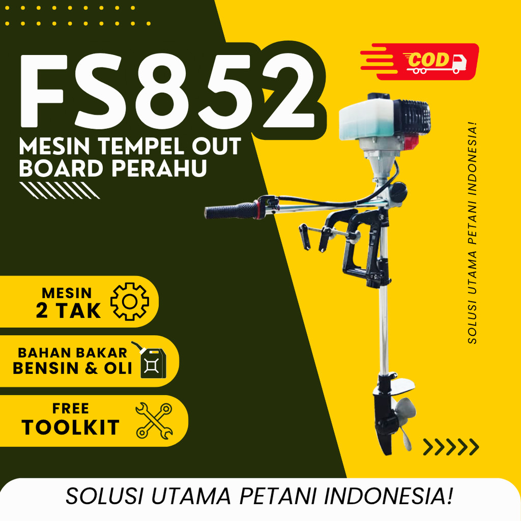 Mesin Tempel Perahu 2 Tak, Mesin Penggerak Outboard Perahu Speed Boat