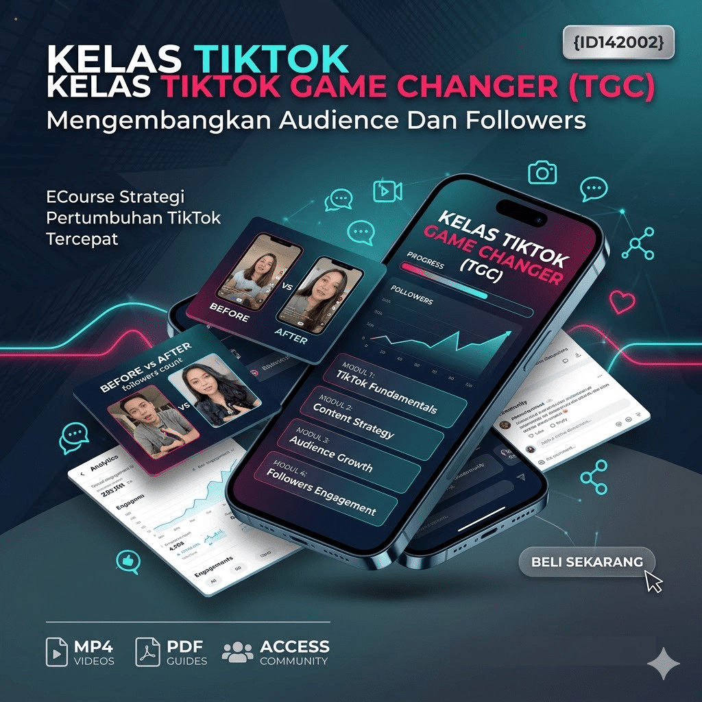 ID142002 - Kelas Tiktok Game Changer (Tgc) - Mengembangkan Audience Dan Followers