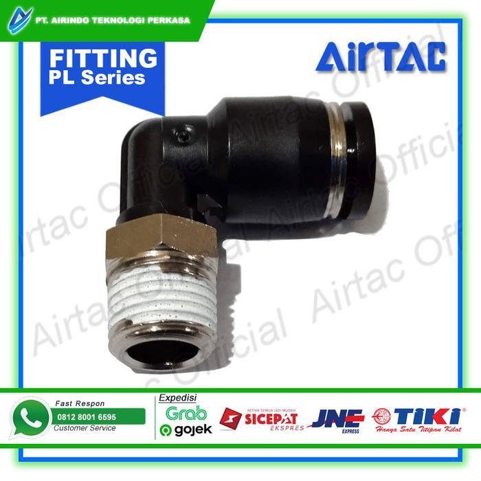 Fitting Airtac PL1203D (Hitam)