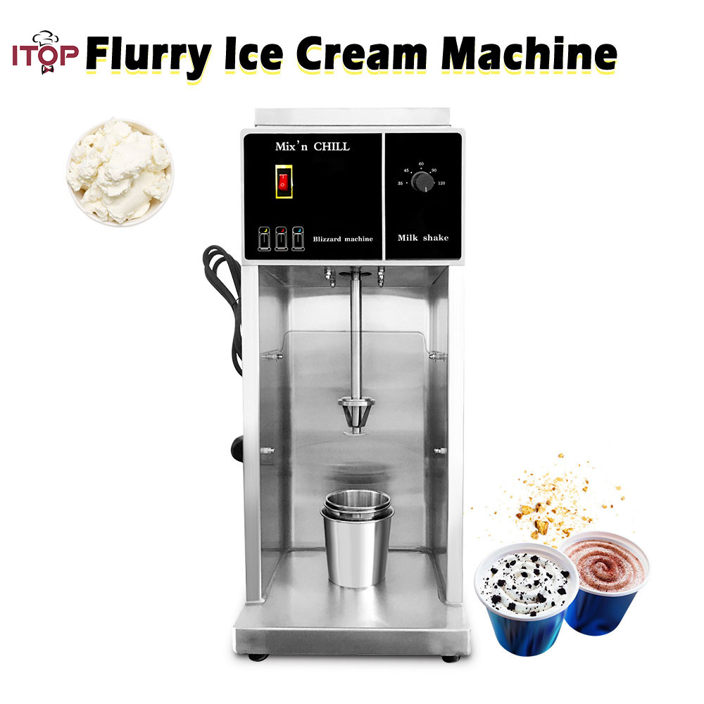 ITOP Speed Adjust Flurry Ice Cream Blender Machine Y Kinds of Flurry Ice Cream Mixer Machine Milk Sh