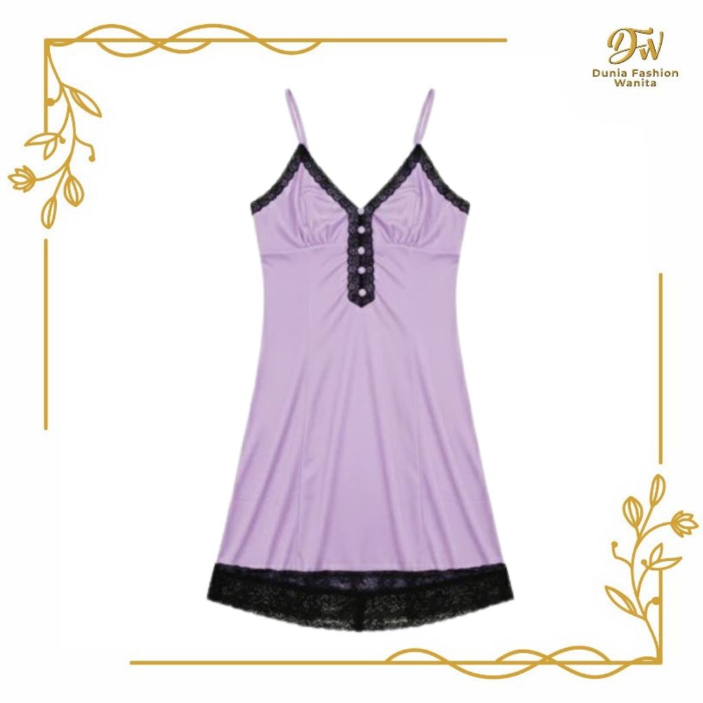 •DFW• Lingerie Baju Sexy Baju Tidur Wanita Dewasa Daster Kekinian Terbaru Dress Lingerie